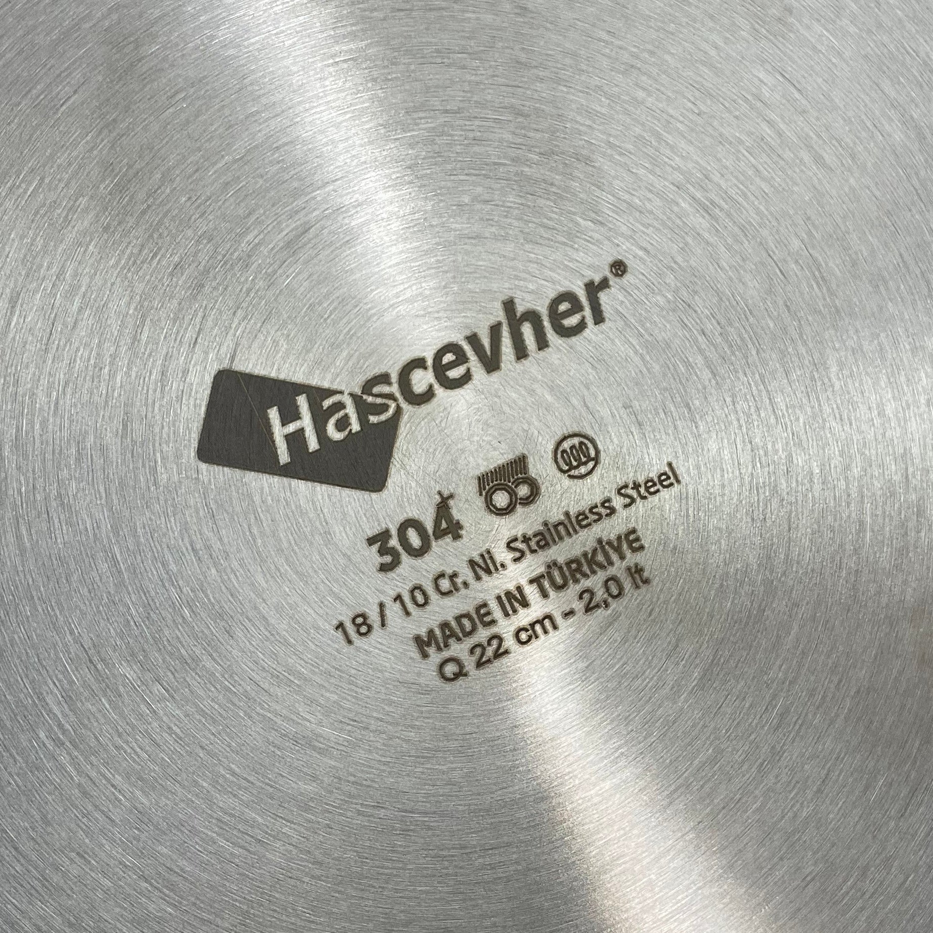 Poêle HASCEVHER Anett INOX 18/10 - مقلة اينوكس هاشفير